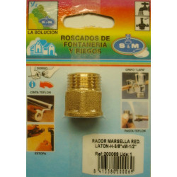 Racor Fontan M-h 1/2"x3/8" Rdo Lat Marsella S&m
