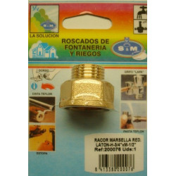 Racor Fontan H-m 3/4"x1/2" Rdo Lat Marsella S&m