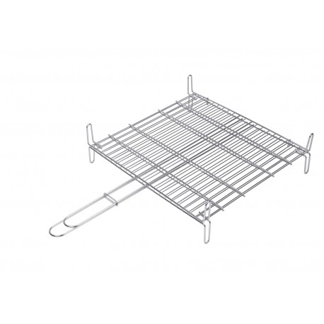 Parrilla Doble Inox 18/8 50x50 Cm