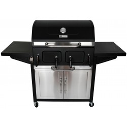 Barbacoa Carbon-leÑa Rectangular Montana De Luxe 156 X 67 X