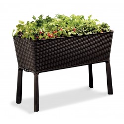 Huerto Urbano Polipropileno Easy Grow Ratan 114x49x75,7 Cm