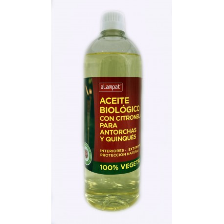 Aceite Biologico Para Antorchas Con Citronela 1 L