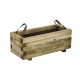 Jardinera De Madera Rectangular 31l Baroque 70x30x28 Cm