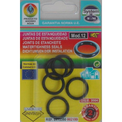 Junta Fontan Torica Estanquiedad Goma Mod 12 S&m 5 Pz