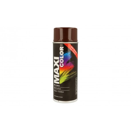 Pintura Spray Maxi Color Brillo 400 Ml Ral 8016 Brillo Caoba