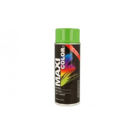 Pintura Spray Maxi Color Brillo 400 Ml Ral 6018 Verde Amaril
