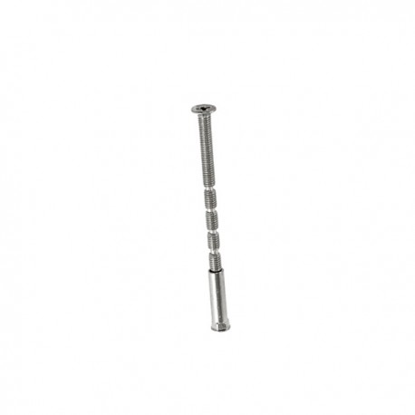 Tornillo Pasante Ensamblar Niquel Satinado Bl4 M4x75