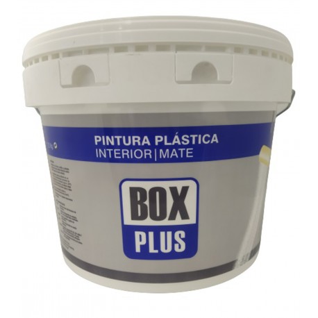 Pintura Plastica Interior Mate Box Plus 12 Kg Blanco