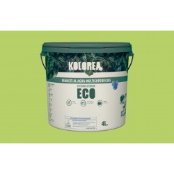 Esmalte Al Agua Eco Satinado Kolorea 250 Ml Verde Lima