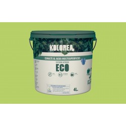 Esmalte Al Agua Eco Satinado Kolorea 750 Ml Verde Lima