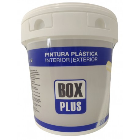 Pintura Plastica Exterior Interior Mate Box Plus 5 Kg Blanco