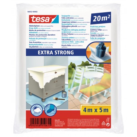 Plastico Cubretodo Protector Extrafuerte Tesa Tape 5 X 4 M