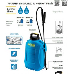 Pulverizador Electr Bateria Evolution 15 L