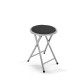 Taburete Plegable Alumin Negr Palma -