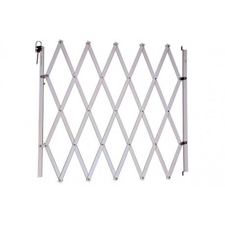 Valla Mascotas Stop Fix Blanca 60-110x83