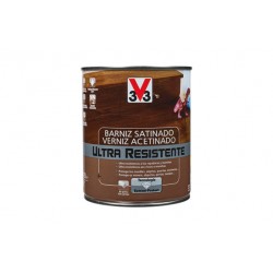 Barniz Interior Al Agua Ultra Resistente Mate 750 Ml Wengue
