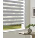 Cortina Enrollable Zebra Blanco 125x260 Cm