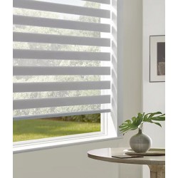 Cortina Enrollable Zebra Blanco 125x260 Cm