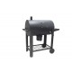 Barbacoa Carbon Barril Con Mesa Auxiliar 116 X 58 X 118 Cm