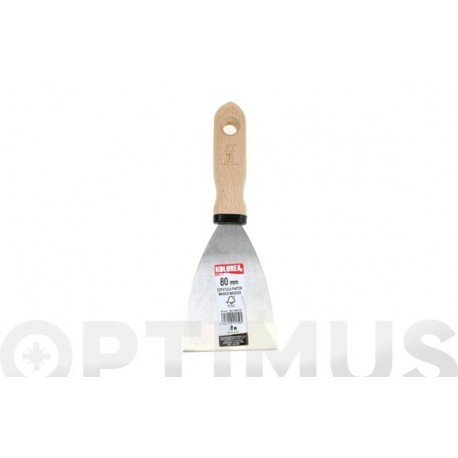 Espatula Pintor Mango Madera Fsc Nespoli 80 Mm