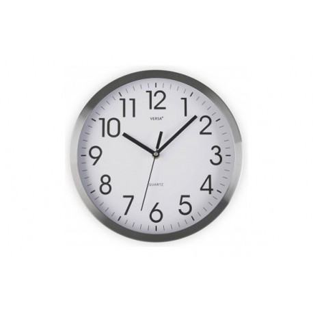 Reloj Pared Redondo Non Ø30,5 Cm - Aluminio