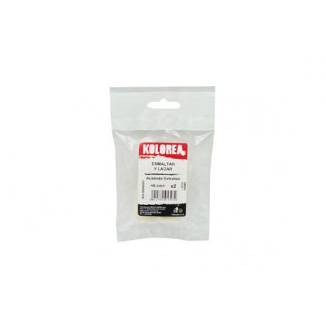 Mini Rodillo Recambio Velour Lacar/ Esmaltar 6 Cm X Ø16 Mm 2