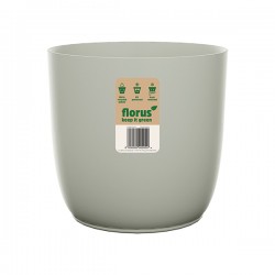 Cubremaceta Int. Flow Flowerpot Gris 18 Cm