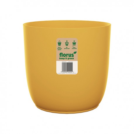 Cubremaceta Int. Flow Flowerpot Mostaza 18 Cm