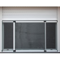 Mosquitera Ventana Extensible Fibra Vidrio 40x50-92 Cm Blanc