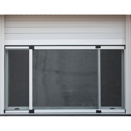 Mosquitera Ventana Extensible Fibra Vidrio 40x50-92 Cm Blanc