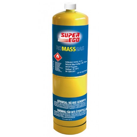 Cartucho Gas Con Valvula 1000 Ml Super- Ego Romassgas/453gr