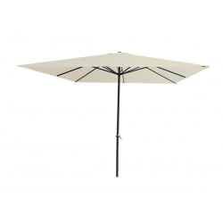 Parasol Aluminio Cuadr Beige 3x3