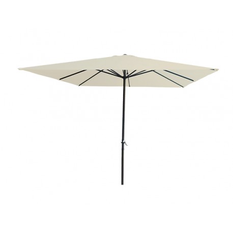 Parasol Aluminio Cuadr Beige 3x3