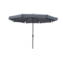 Parasol Aluminio Gris 3,5 M