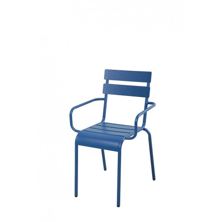 Sillon Acero Azul Libia -