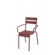 Sillon Acero Rojo Libia -