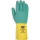 Guante Latex Bicolor Flocado Talla 6 Juba