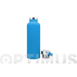 Botella Termo Inox Sport 750 Ml - Azul