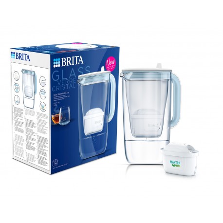 Jarra Cristal Borosilicato + 1 Filtro Pro All In - 1 Brita