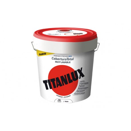 Pintura Plastica Exterior Interior Cobertura Total Mate 15 L