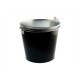 Cubo /cubitera Metalica Negra-d.18.5x17x23.5cm Koala