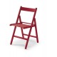 Silla Plegable Madera Rojo 425x475x79