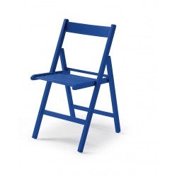 Silla Plegable Madera Azul 425x475x79