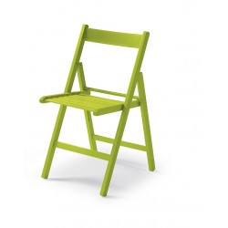 Silla Plegable Madera Verde 425x475x79