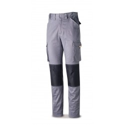 Pantalon Stretch Multibolsillo Gris 38