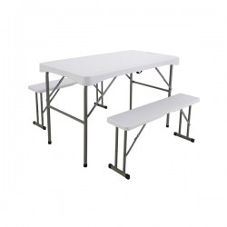 Set Picnic Plegable Polietileno 112x62x71