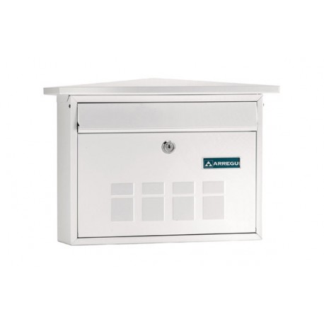 Buzon Exterior Acero Deco Blanco Arregui