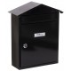 Buzon Exterior Acero Negro 36x30x10cm 2