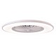 Ventilador Techo C/luz 8 Aspas Gris 55 Cm