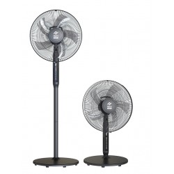 Ventilador Pie/sobremesa Negro 55w 40 Cm